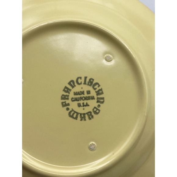 Franciscan Coronado USA Bread Plates 6.25" Set of Eight Pink Yellow Aqua Vintage - Picture 6 of 8